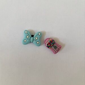 Kids Bow and Gumball Machine shoe charms